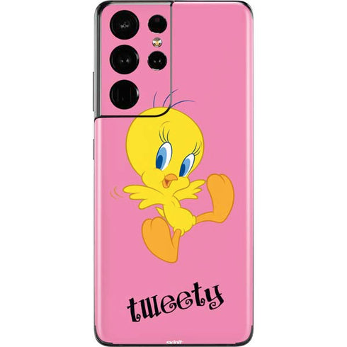 Looney Tunes Tweety Pinky Galaxy S21 Ultra 5G Skin
